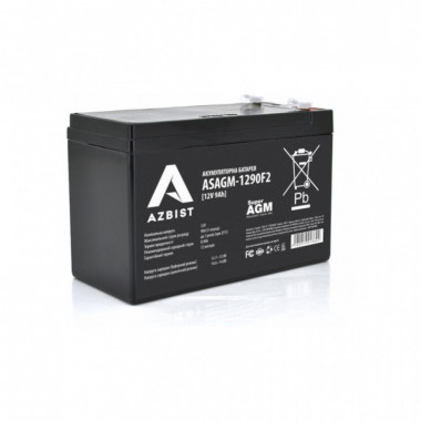 Батарея к ИБП AZBIST 12V 9Ah Super AGM (ASAGM-1290F2) (22156)