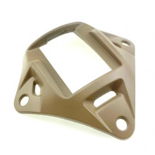 Металлический кронштейн платформа крепление шрауд NVG Mount звезда на  шлем - Койот (2456)