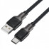 Кабель ACEFAST C10-04 USB to Type-C 3A, 1.2m, silicone, zinc connectors, Black (6974316283126) (19756)