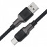 Кабель ACEFAST C10-04 USB to Type-C 3A, 1.2m, silicone, zinc connectors, Black (6974316283126) (19756)
