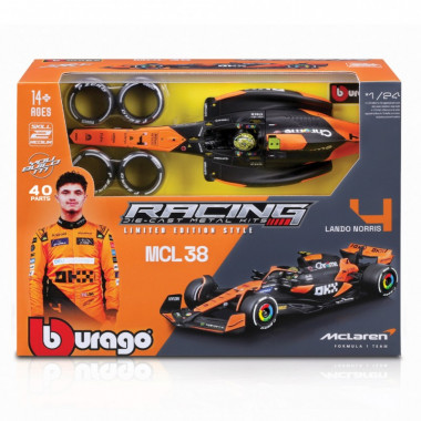 Конструктор Bburago McLaren MCL38 (124) (4) (18-28511) (21856)