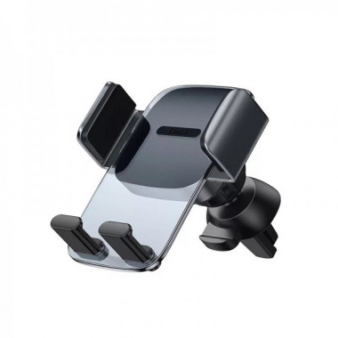 Автотримач для телефона Baseus Easy Control Clamp Car Mount Holder (Air Outlet Version)Black (SUYK000101) (14956)