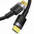 Кабель Baseus Cafule 4KHDMI Male To 4KHDMI Male Adapter Cable 5m Black (CADKLF-H01) (14766)