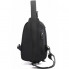 Мужская сумка через плечо нагрудная Baellery cross body bag сумка JXA1808 37*18 см Чёрная (17766)