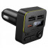 АЗП з FM-модулятором BOROFONE BC60 Hero 35W(1A1C) car BT FM transmitter Black (6941991121388) (19866)
