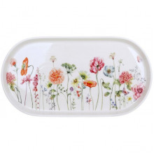 Набір 3 порцелянових овальних блюд Flower Garden 30х16см (4966)