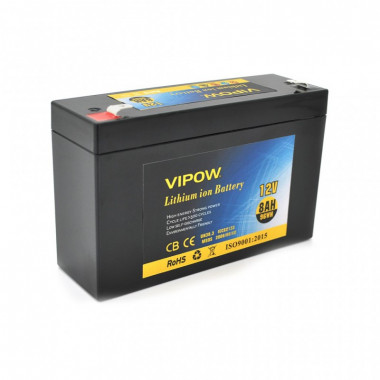 Батарея к ИБП Vipow 12V - 8Ah Li-ion (VP-1280LI) (16076)
