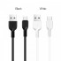 Кабель HOCO X20 USB to Type-C 3A, 1m, PVC, TPE connectors, Black (6957531068846) (20176)