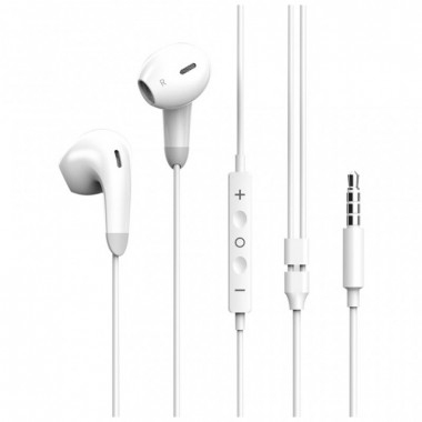 Наушники ColorWay 3.5 mm Wired Earphone Sound Wave White (CW-WD04WT) (18276)