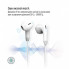 Наушники ColorWay 3.5 mm Wired Earphone Sound Wave White (CW-WD04WT) (18276)