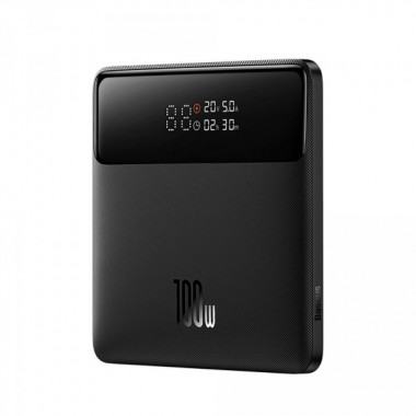 Зовнішній акумулятор Baseus Blade Power Digital Display Fast Charging Power Bank  HD Edition 20000mAh 100W Black (PPBL000301) (276)