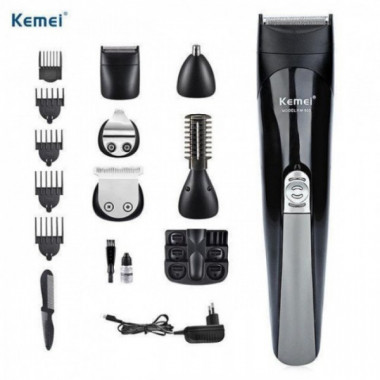 Машинка для стрижки Kemei KM-600 11 в 1 триммер бритва (18576)