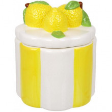 Банка керамічна "Lemon" 350мл, для сипучих продуктів (21676)