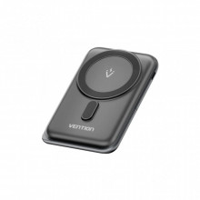 Батарея универсальная Vention Magnetic Wireless 10000mAh 20W PD USB-C In/Out, QI-15W Black (FHNB0) (21876)