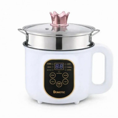 Электрическая кастрюля-пароварка 1,8л 2000 Вт / Электрокастрюля DOMOTEC MS-7729 Белый (20976)