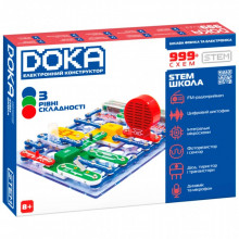 Конструктор DOKA электронный Школа 999+ схем (D70708) (7976)