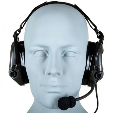 Активные защитные наушники с внешним микрофоном Tac-Sky Neckband PRO Headset - Olive (1186)