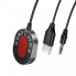 Bluetooth-ресивер HOCO E150 Path car AUX BT receiver with cable Metal Gray (6942007664196) (20186)