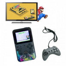 Игровая консоль Handheld Game Boy G 620, портативная приставка на 500 игр + джойстик Черная (14286)