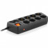 Сетевой фильтр питания REAL-EL REAL-EL RS-10 Protect, 3m, black (EL122300039) (16386)