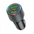 Автомобільний зарядний пристрій BOROFONE BZ21A Brilliant 36W dual port QC3.0 car charger Black (6941991101205) (17386)