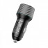 Автомобільний зарядний пристрій BOROFONE BZ21A Brilliant 36W dual port QC3.0 car charger Black (6941991101205) (17386)