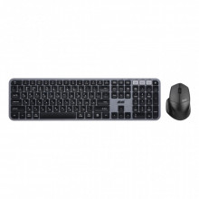 Комплект 2E MK440 Wireless/Bluetooth UA Black/Grey (2E-MK440WBGR_UA) (16586)