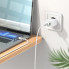 Мережевий зарядний пристрій з кабелем HOCO C80A Plus Rapido PD20W+QC3.0 charger set(C to iP) White (6931474779892) (14786)