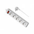 Сетевой фильтр питания Defender ES 1.8m 5 роз. white (99481) (15786)