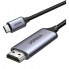 Кабель UGREEN MM142 USB-C to HDMI Male to Male Cable Aluminum Shell 1.5m (Gray Black)(UGR-50570) (UGR-50570) (19786)
