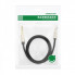 Аудіокабель UGREEN AV127 3.5mm Male to 6.35mm Male, TRS Stereo Audio Cable, nylon braid, 5m Gray (UGR-10630) (18986)