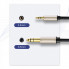 Аудіокабель UGREEN AV127 3.5mm Male to 6.35mm Male, TRS Stereo Audio Cable, nylon braid, 5m Gray (UGR-10630) (18986)