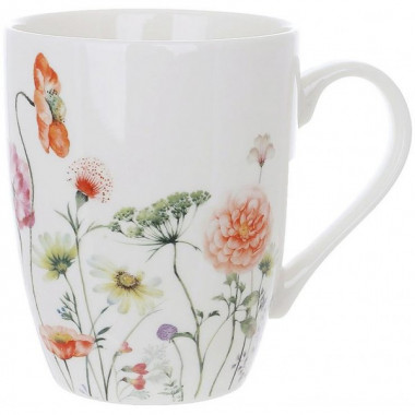 Набір 6 порцелянових кухлів Floral 350мл (3986)