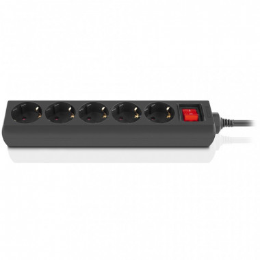 Сетевой фильтр питания REAL-EL RS-Protect M 3m, black (EL122300028) (16196)