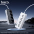 Мережевий подовжувач HOCO AC22 Sunlight 4-bit(PD30W/1C3A) desktop socket(EU/GER) (1.5m) Black (6942007629782) (20196)