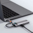 USB-хаб Baseus Metal Gleam Series 5-in-1 Multifunctional （Type-C to HDMI*1+USB3.0*3+PD*1) (CAHUB-CX0G) (18296)