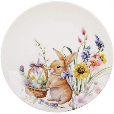 Набір 6 тарілок порцелянових "Easter Melody" Ø19см (Кролик) (19296)