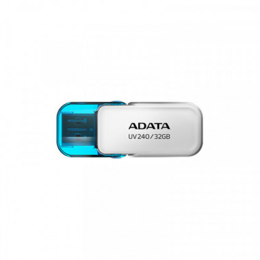Флеш-накопичувач ADATA USB 2.0 AUV 240 32Gb White (AUV240-32G-RWH) (296)