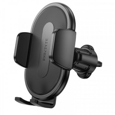 Автотримач для телефона BOROFONE BH133 Rio push-type car holder (air outlet) Black (6941991120664) (17396)