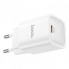 Мережевий зарядний пристрій HOCO C148A Charm single port PD30W charger (EU) White (6942007630306) (396)