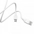 Кабель BOROFONE BX14 USB to Type-C 2.4A, 2m, PVC, TPE connectors, White (6957531090021) (20496)
