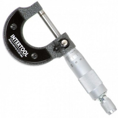 Микрометр 0-25 мм INTERTOOL MT-3041 (17696)