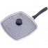 Сковорода-гриль Kamille Grill Pan 28х28см зі скляною кришкою (696)