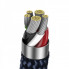 Кабель Baseus Explorer Series Auto Power-Off Fast Charging Data Cable Type-C to IP 20W 1m Blue (CATS000003) (14896)