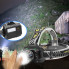 Фонарь налобный night vision fluorescence BL-T701D-TG, Motion Sensor, 3x18650, Power Bank, ЗУ Type-C, zoom (15107)