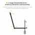 Штатив-тримач Ulanzi Vijim Desktop Flexible Arm/Light Stand(With Clip/Two Stages) (UV-2665 LS04) (2665) (21107)