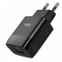 Мережевий зарядний пристрій HOCO C72Q Glorious single port QC3.0 charger 18W Black (6931474732507) (20207)