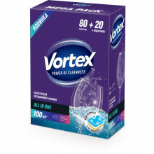 Таблетки для посудомоечных машин Vortex All in 1 100 шт. (4823071623093) (7307)