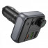 АЗП з FM-модулятором BOROFONE BC50  Ascenso PD20W+QC3.0 car BT FM transmitter Black (6941991115257) (17407)