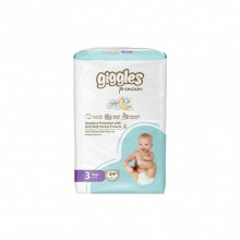 Подгузники Giggles Premium 3 Midi 4-9 кг 34 шт (8680131206896) (18407)